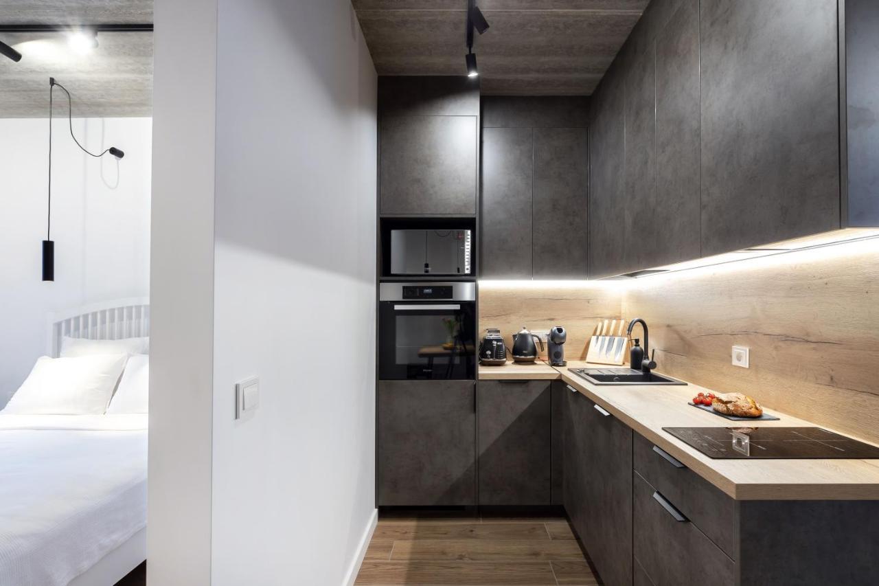 City Center Sanctuary Modern Business-Class Studio With Free Parking In The Heart Of VNO Esterno foto